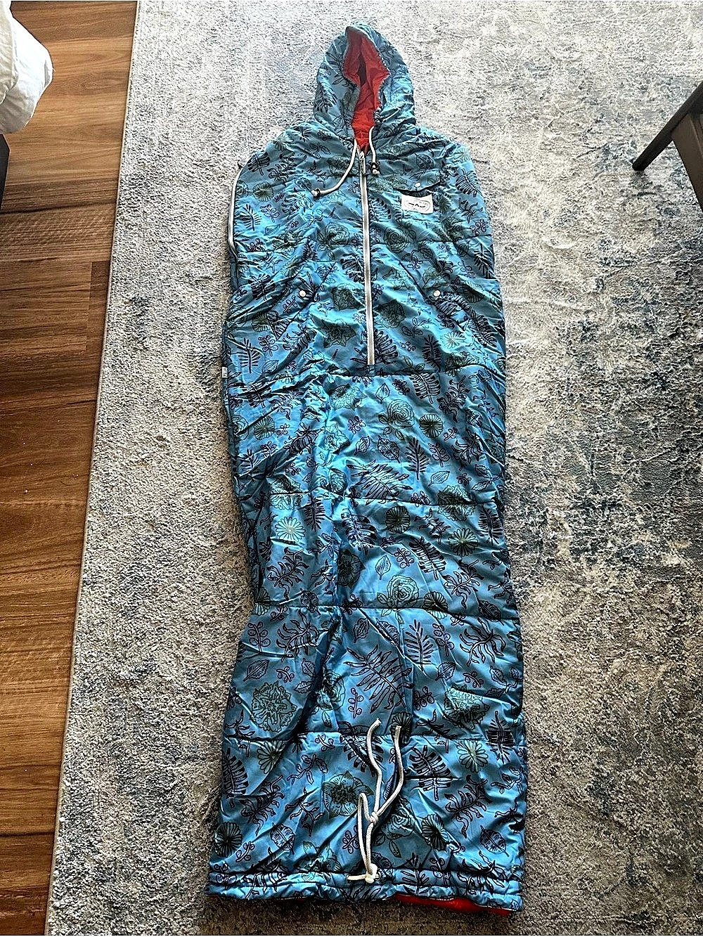 Poler Camp Vibes Reversible Napsack Blue & Orange Medium